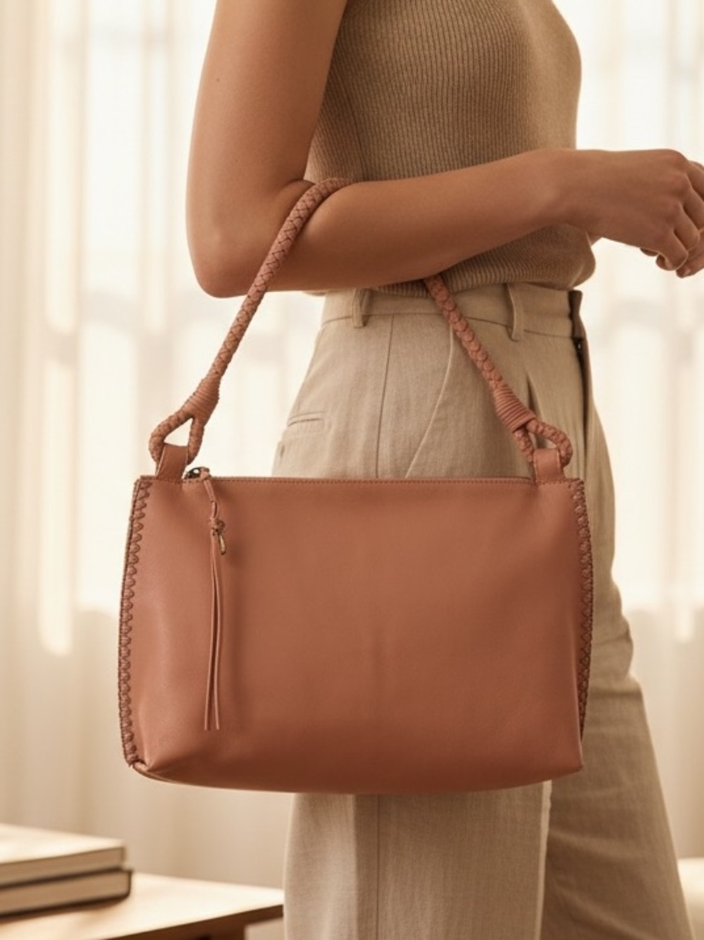 NWT The SAK Mariposa Shoulder Bag in— Vintage Coral